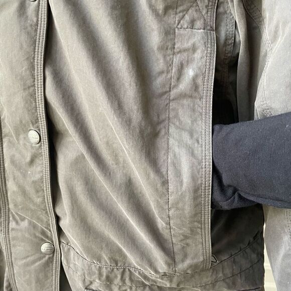 L.L. Bean Women’s Baxter State Parka Goosedown Olive Green Coat $329 M Petite - Picture 6 of 13